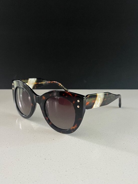 CAROLINA HERRERA Butterfly Full Rim Sunglasses - Brown main image 9